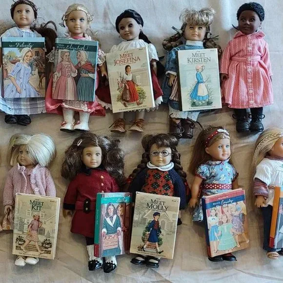 Lot - 16 American Girl Doll Minis